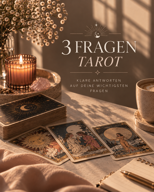 3 Fragen Tarot – Ausführliche Audio-Antwort