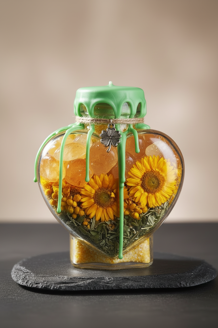 Herzform Glück Spelljar neutral